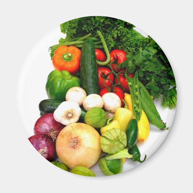 Assorted Vegetables Magnet (Front)