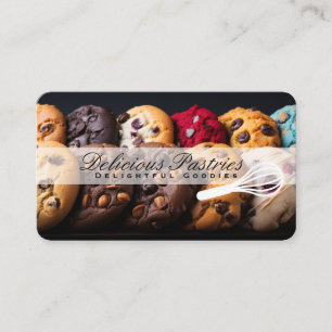 Assortment of Cookies Bakery Restaurant Business Card