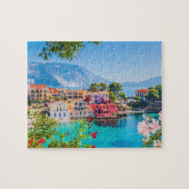 Assos, Kefalonia, Greece Jigsaw Puzzle (Horizontal)