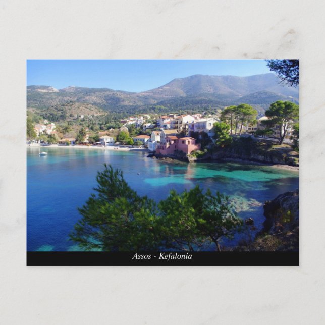 Assos - Kefalonia Postcard (Front)