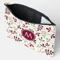 Asstd Leaves Pattern Reds Grns Crm (Personalised)