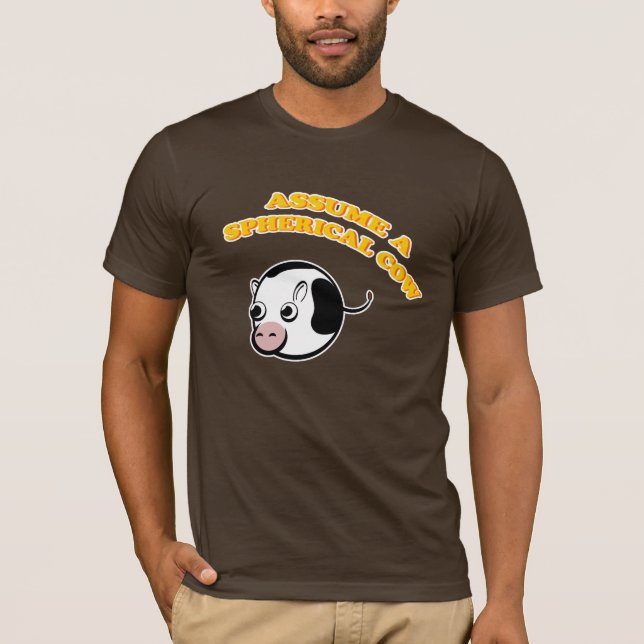 Assume a Spherical Cow T-Shirt (Front)