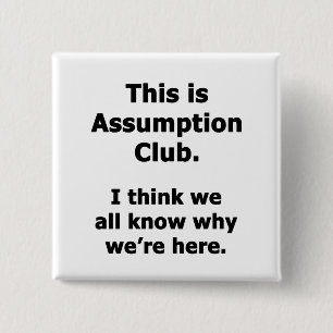 Assumption Club 15 Cm Square Badge