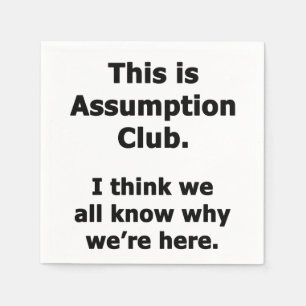 Assumption Club Napkin
