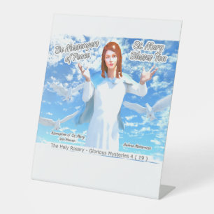 Assumption of St. Mary into Heaven 2 Pedestal Sign