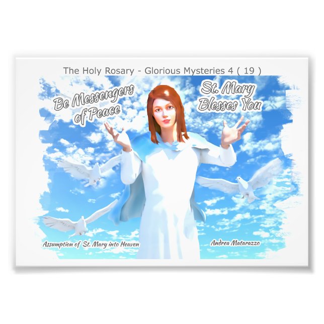 Assumption of St. Mary into Heaven Photo Print (Front)