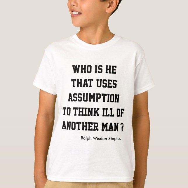 Assumption T-Shirt (Front)