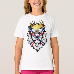 Assyria Lion King Flag  T-Shirt
