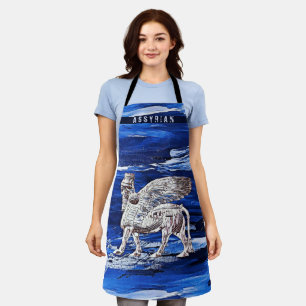 Assyrian All-Over Print Apron