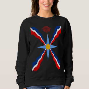 Assyrian Ashur Flag Assyrian Flag Ator Sweatshirt