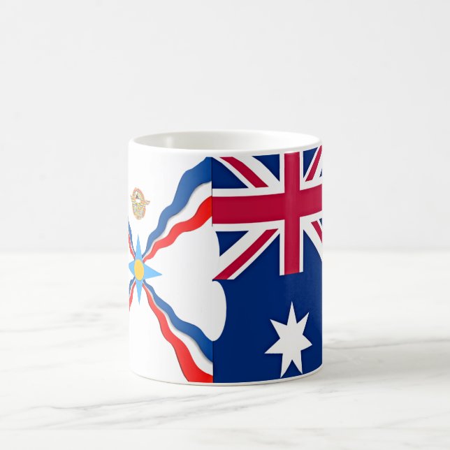 Assyrian Australian Flags Mug (Center)