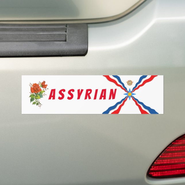 ASSYRIAN BUMPER STICKER (On Car)