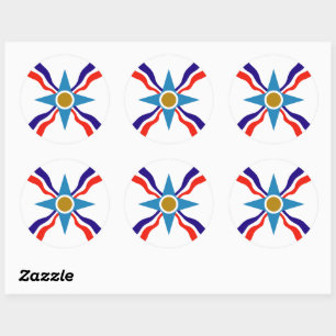 Assyrian Flag - Ata d'Ator Stickers