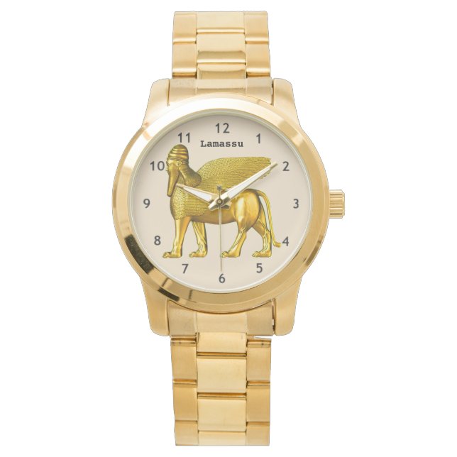 Assyrian Golden Lamassu eWatch  Watch (Front)