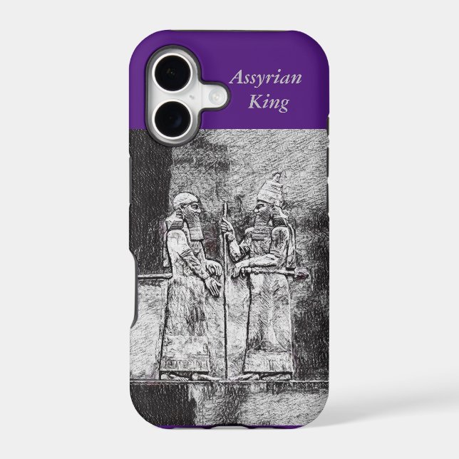 Assyrian King iPhone / iPad case (Back)