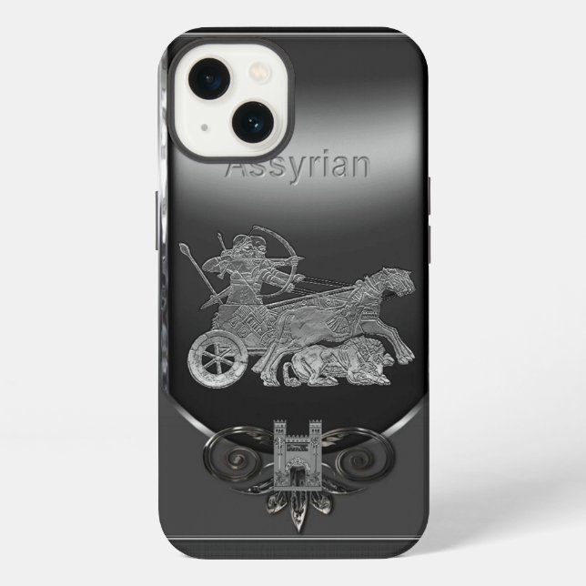 Assyrian Lion Hunter iPhone / iPad case (Back)