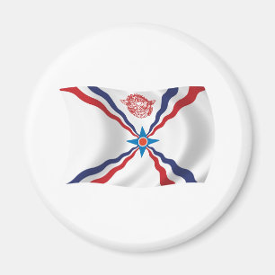Assyrian Nation Flag Magnet