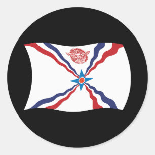 Assyrian Nation Flag Sticker
