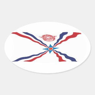 Assyrian Nation Flag Sticker