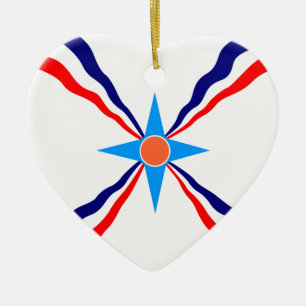 Assyrian People, Democratic Republic of the Congo Ceramic Tree Decoration