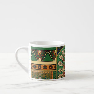 Assyrian retro pattern giant espresso cup