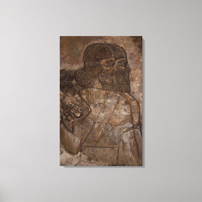 Assyrian Soldiers Canvas Print (Front)