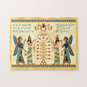 Assyrian Tree of Life Jigsaw Puzzle