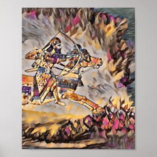 Assyrian Warrior Print, Value Poster Paper (Matte)