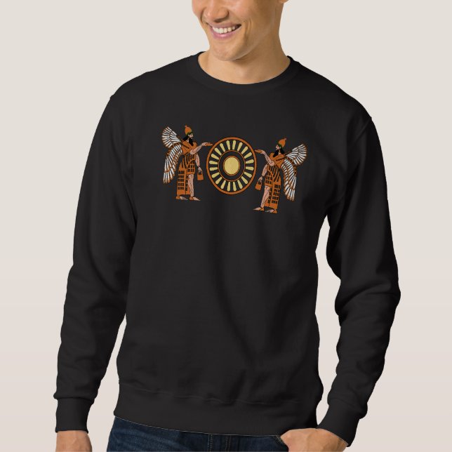 Assyrian Winged Genie Sweatshirt (Front)