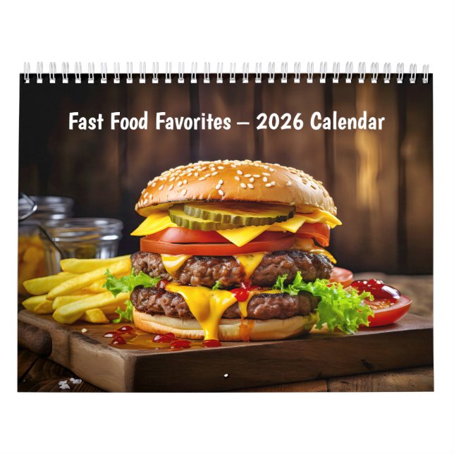 ast Food Favorites – 2026 Calendar (Cover)