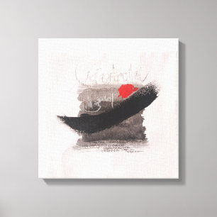 Astagfirullah-minimalist wabi sabi calligraphy canvas print