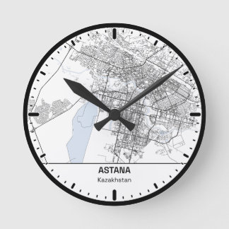 Astana Clock City Line Art