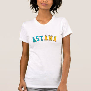 Astana in Kazakhstan national flag colours T-Shirt