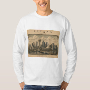 Astana Vintage Travel City Design T-Shirt