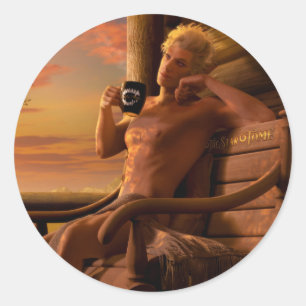 Astarion Baldur's Gate 3 Healing Classic Round Sticker