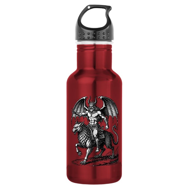 Astaroth’s Quiet Dominion 532 Ml Water Bottle (Front)