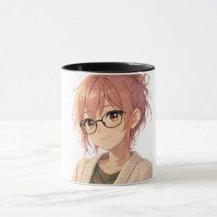 Aster™ Cute Aesthetic Girl Coffee Mug Cozy Vibes