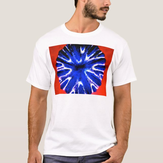 Aster Flower Art T-Shirt (Front)