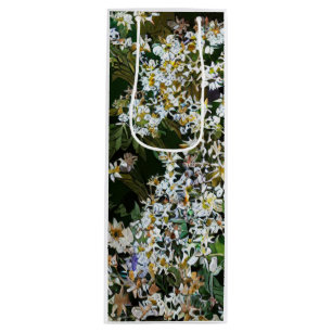 ASTER FLOWERS WINE GIFT BAG