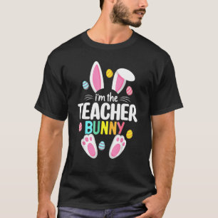 Aster Teacher Bunny Ears Teacher Life Easter Day E T-Shirt