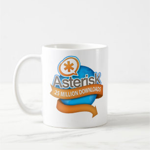 Asterisk 25 Million Downloads Mug