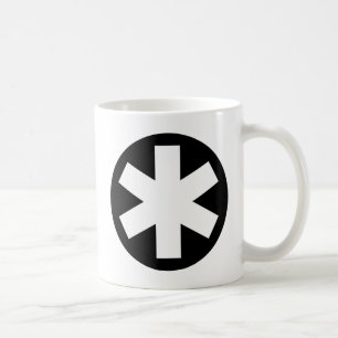 Asterisk - Black Coffee Mug