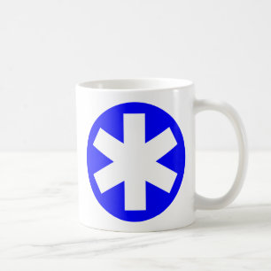 Asterisk - Blue Coffee Mug