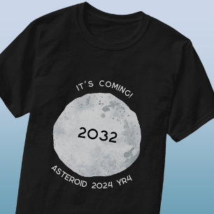 Asteroid 2024 YR4 2032 T-Shirt