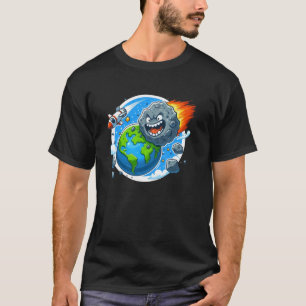 Asteroid 2032 Space Meteor T-Shirt