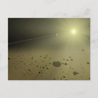 Asteroid belt vista postcard