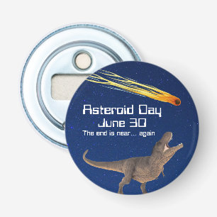 Asteroid Day June 30 Bottle Opener