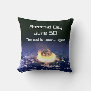 Asteroid Day June 30 Cushion
