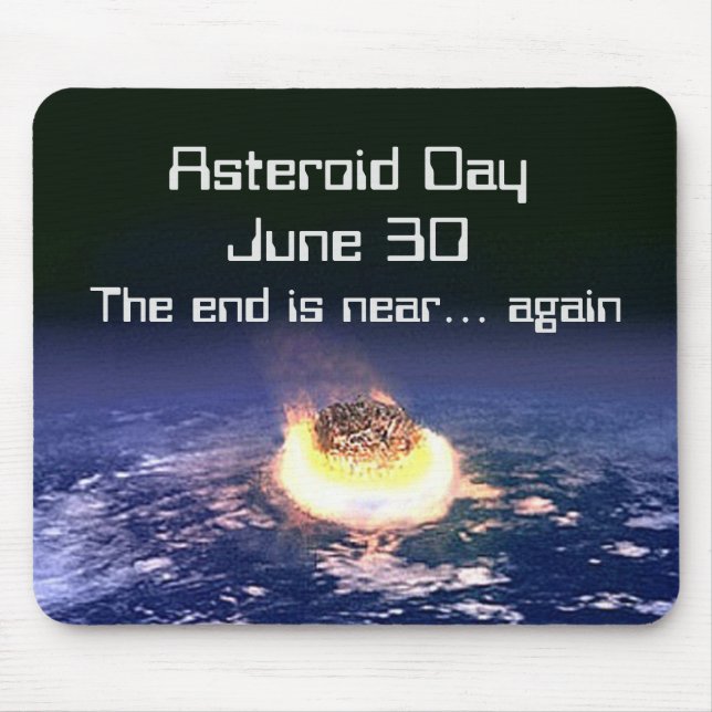 Asteroid Day June 30 Mouse Mat (Front)