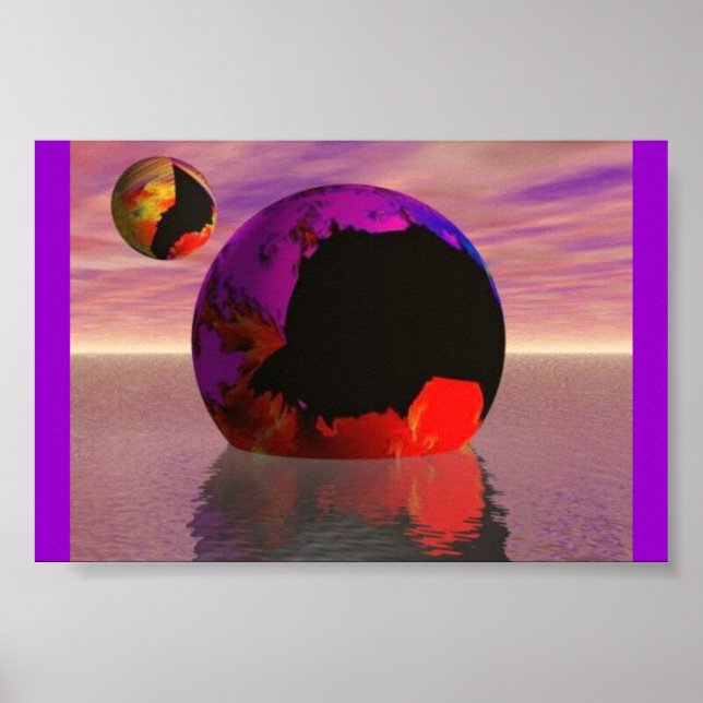 Asteroid Geyser Crash Poster (Front)